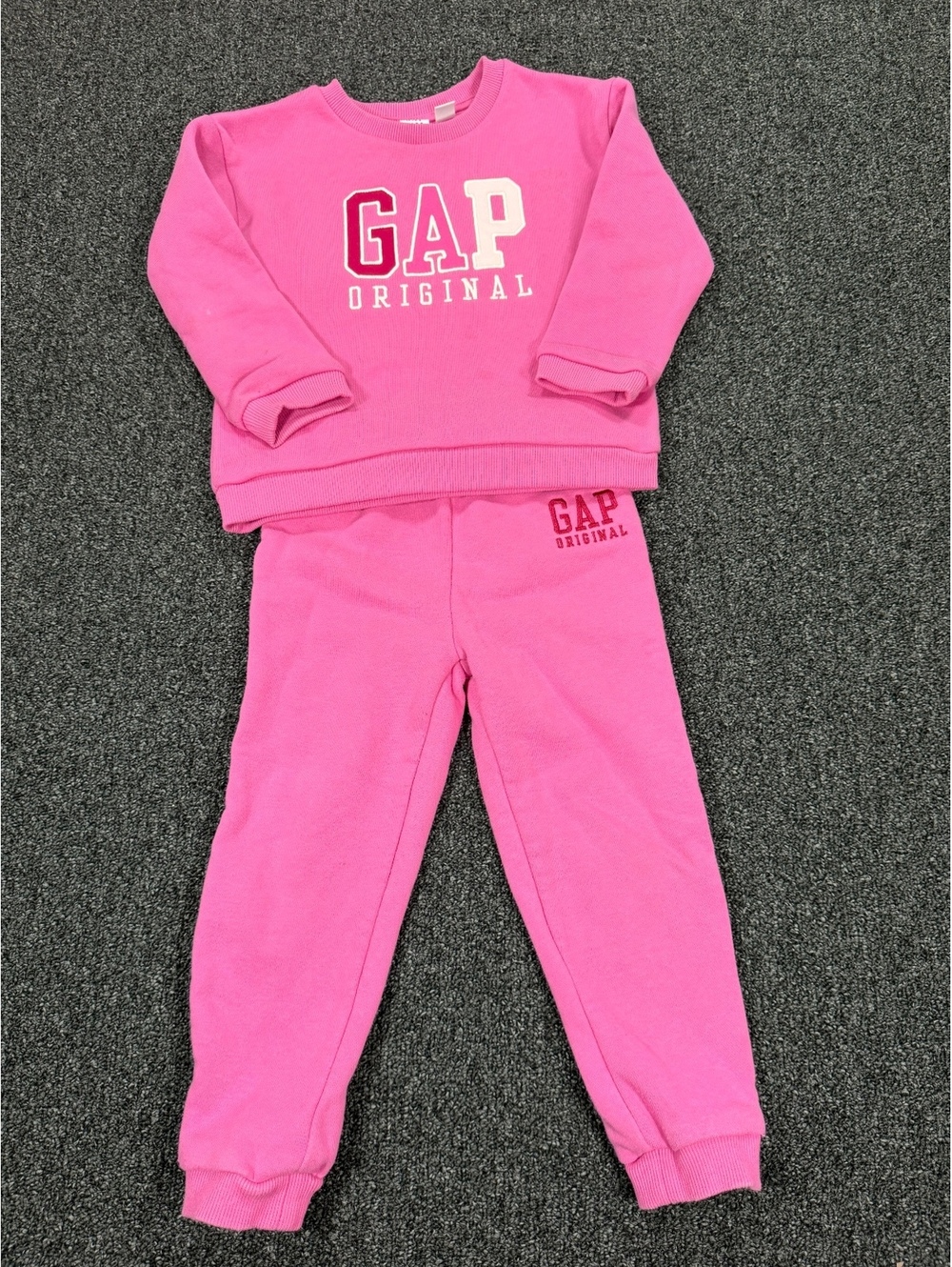 GAP Original Pink Sweatshirt and Jogger Set